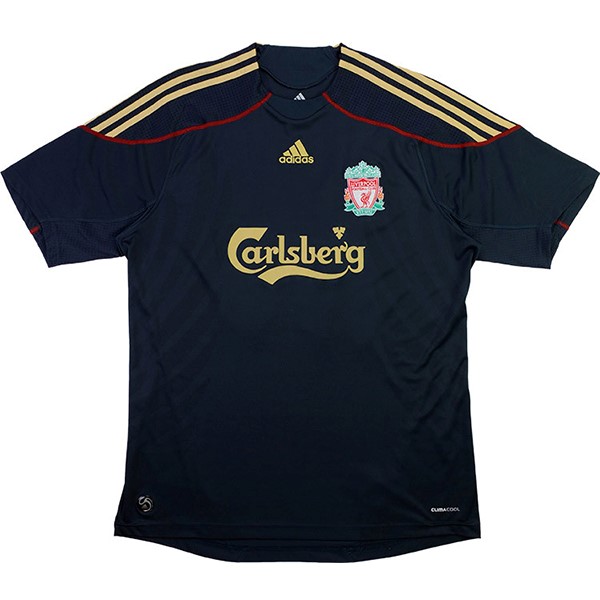 Tailandia Camiseta Liverpool Replica Segunda Ropa Retro 2009 2010 Negro